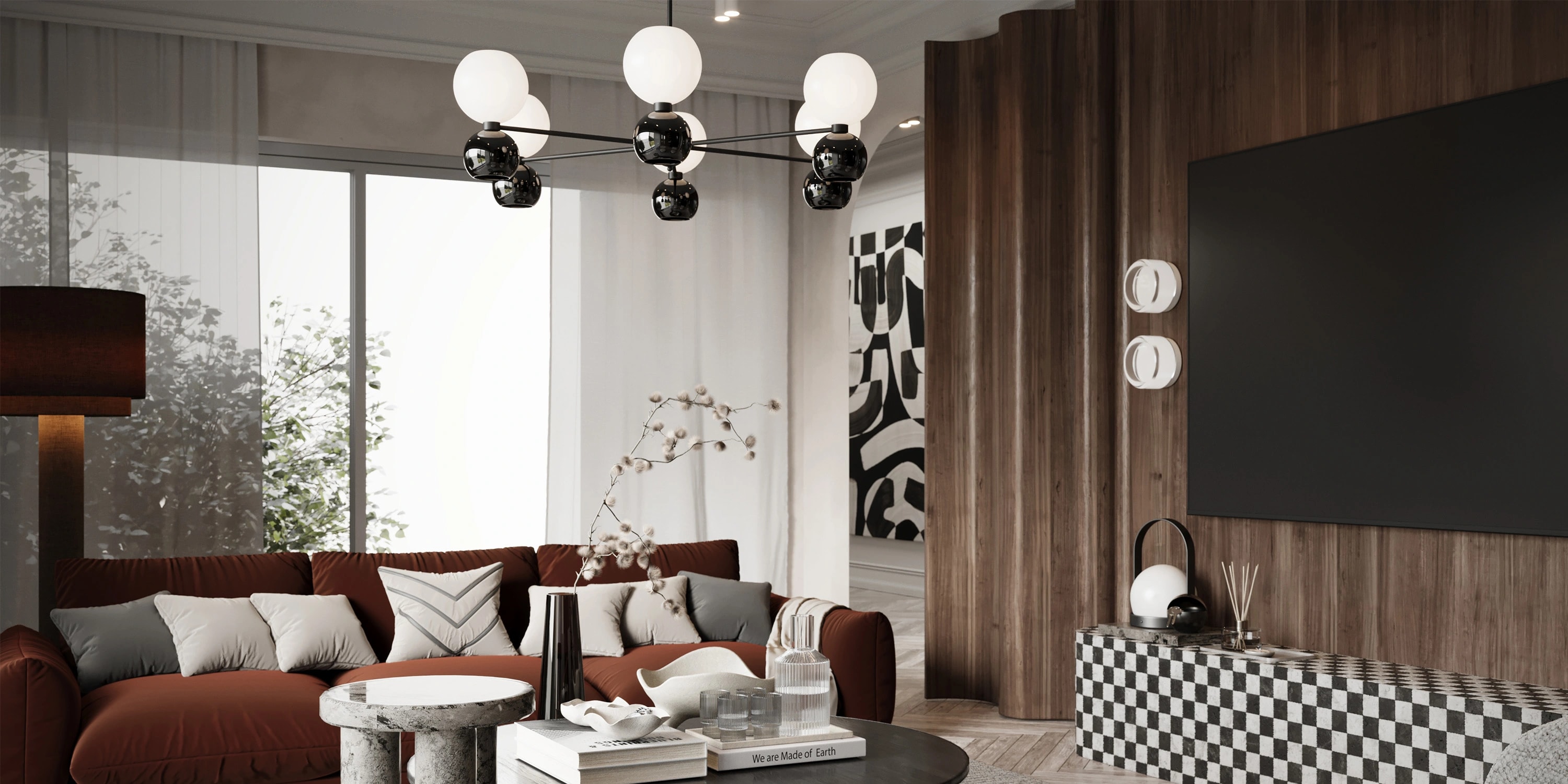 Widok na salon