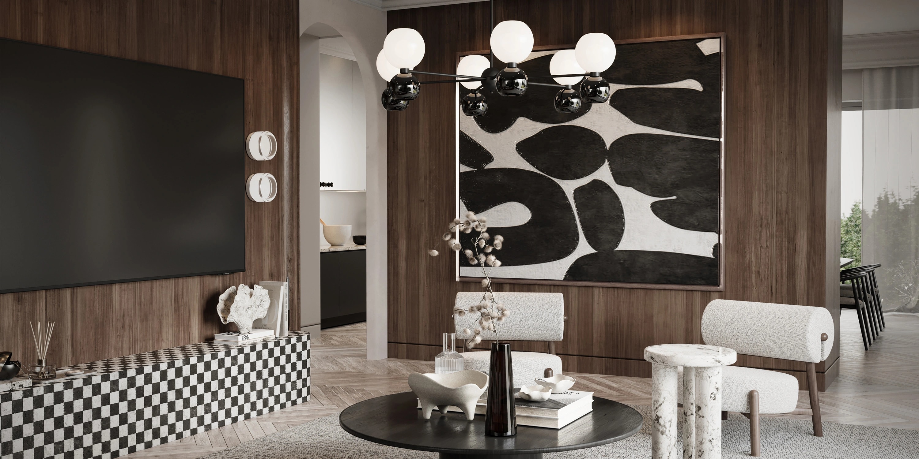 Widok na salon