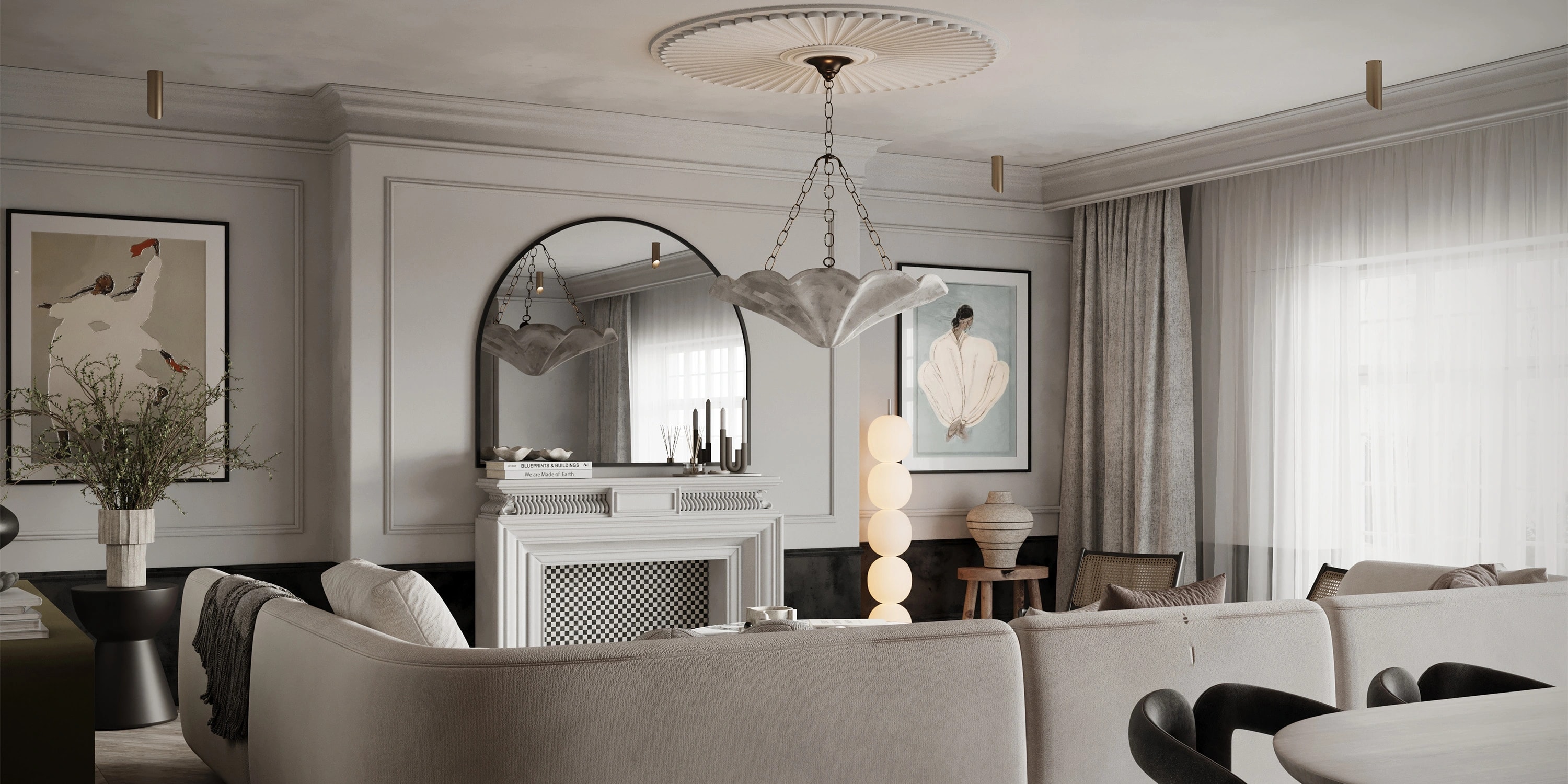 Widok na salon